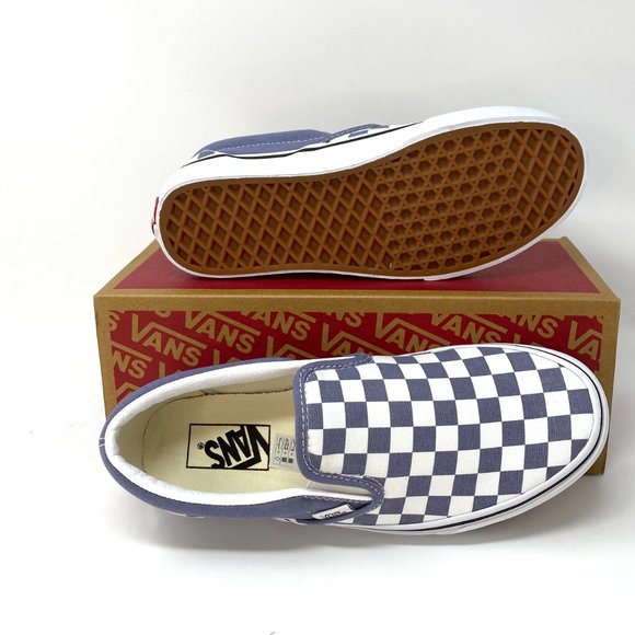 SANTA’S DEAL 🎄 ANS  Classic Slip-On Checkerboard Canvas Men's 8.5 = Women's 10 - Picture 3 of 9